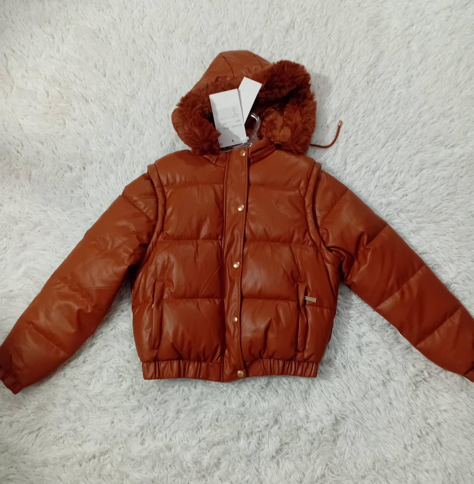 Campera Puffer Bomer Engomada x2 Unidades