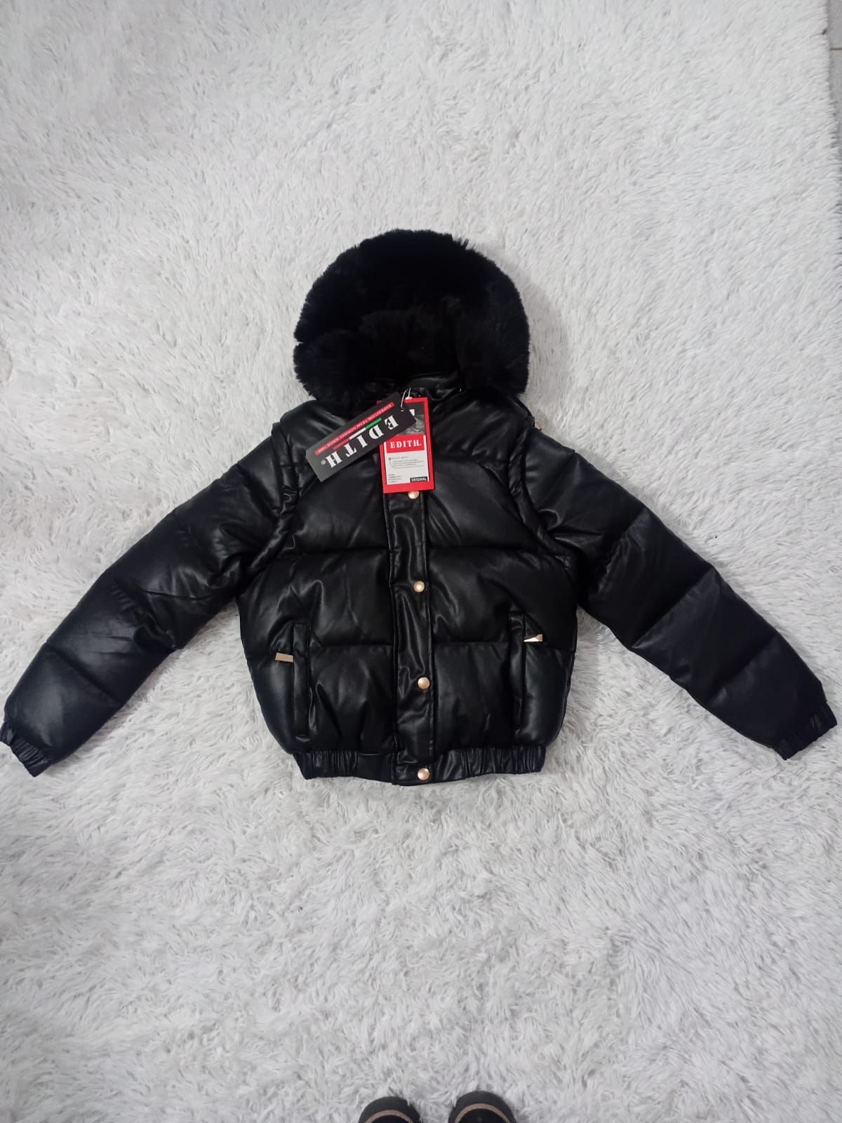 Campera Puffer Bomer Engomada