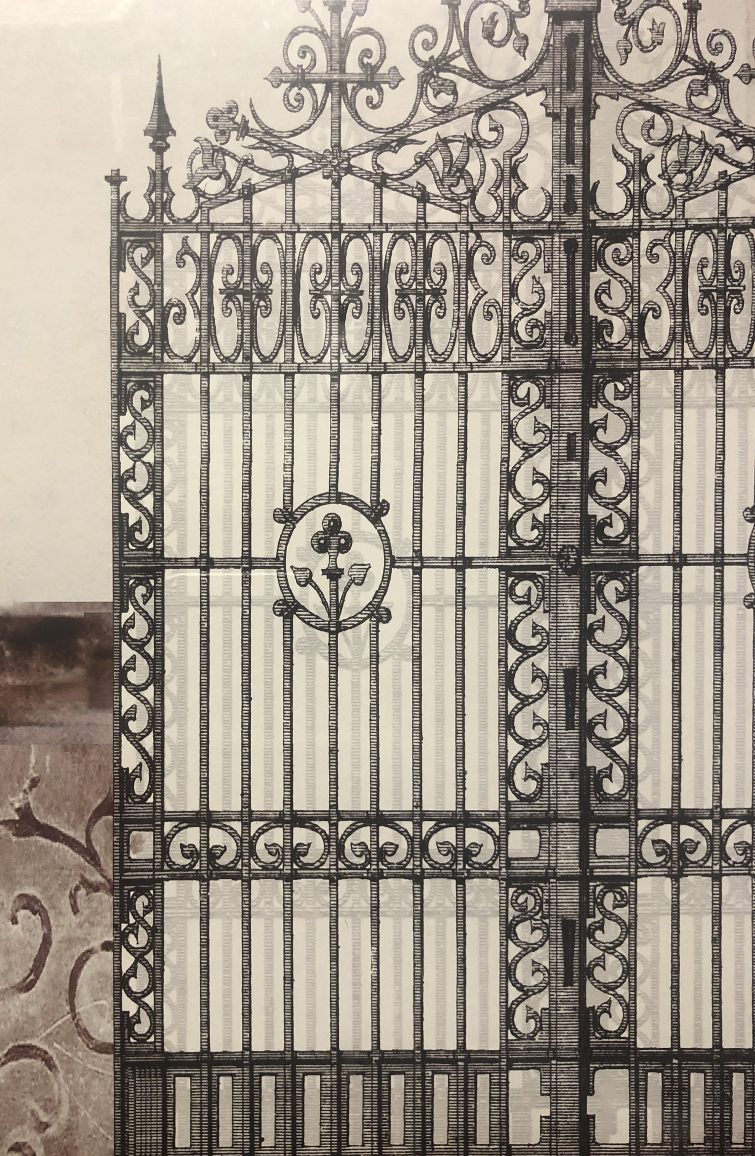 design of ornate gate used for planning