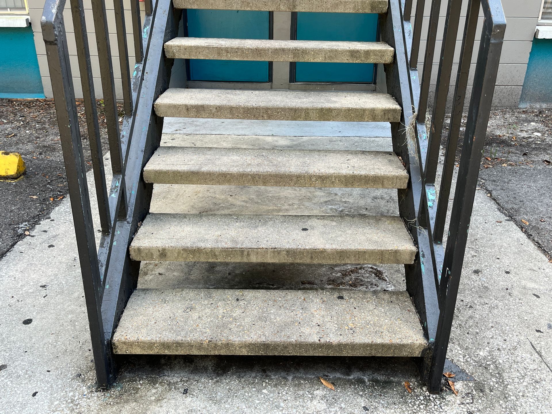 Steel stairs with concrete treads in Tampa