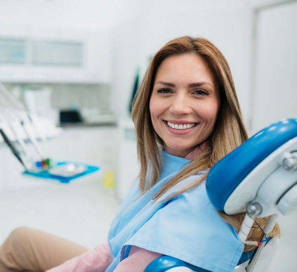 Woman Visiting a Dentist Office — Pinetop, AZ — Blue Ridge Family Dentistry PC