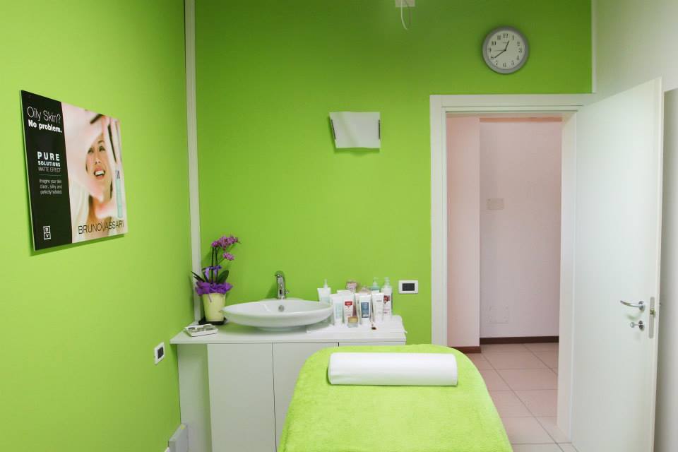 Sala verde per trattamenti rilassanti