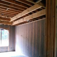 insulation installed in new home