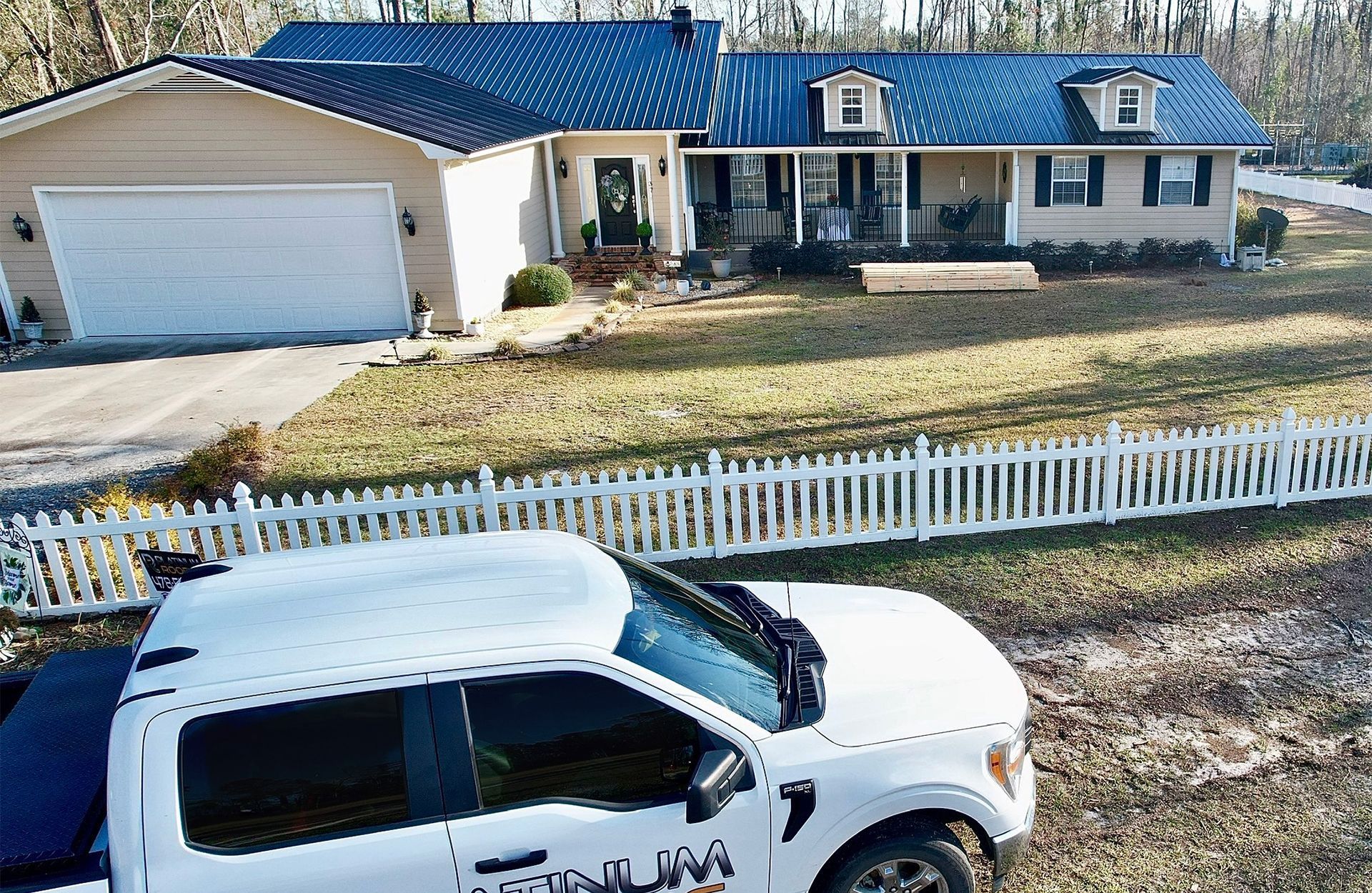 Storm-resistant roofing on home in Warner Robins GA