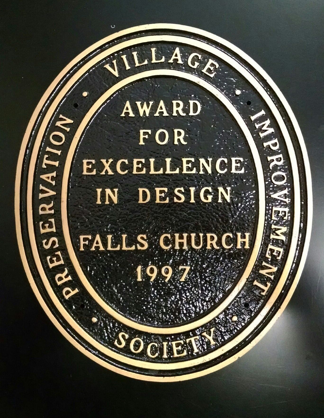 Village award for excellence in design falls church 1997