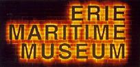 A neon sign for the erie maritime museum