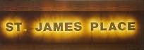A sign that says st. james place on it