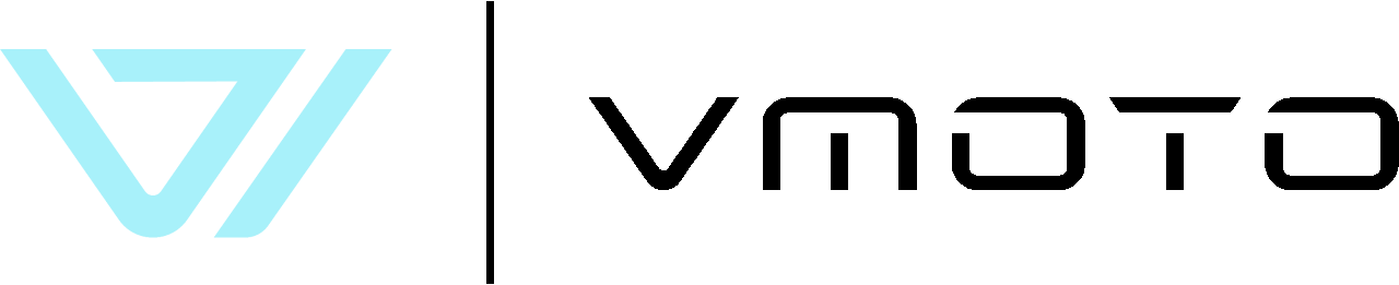 VMOTO-logo met een gestileerde 
