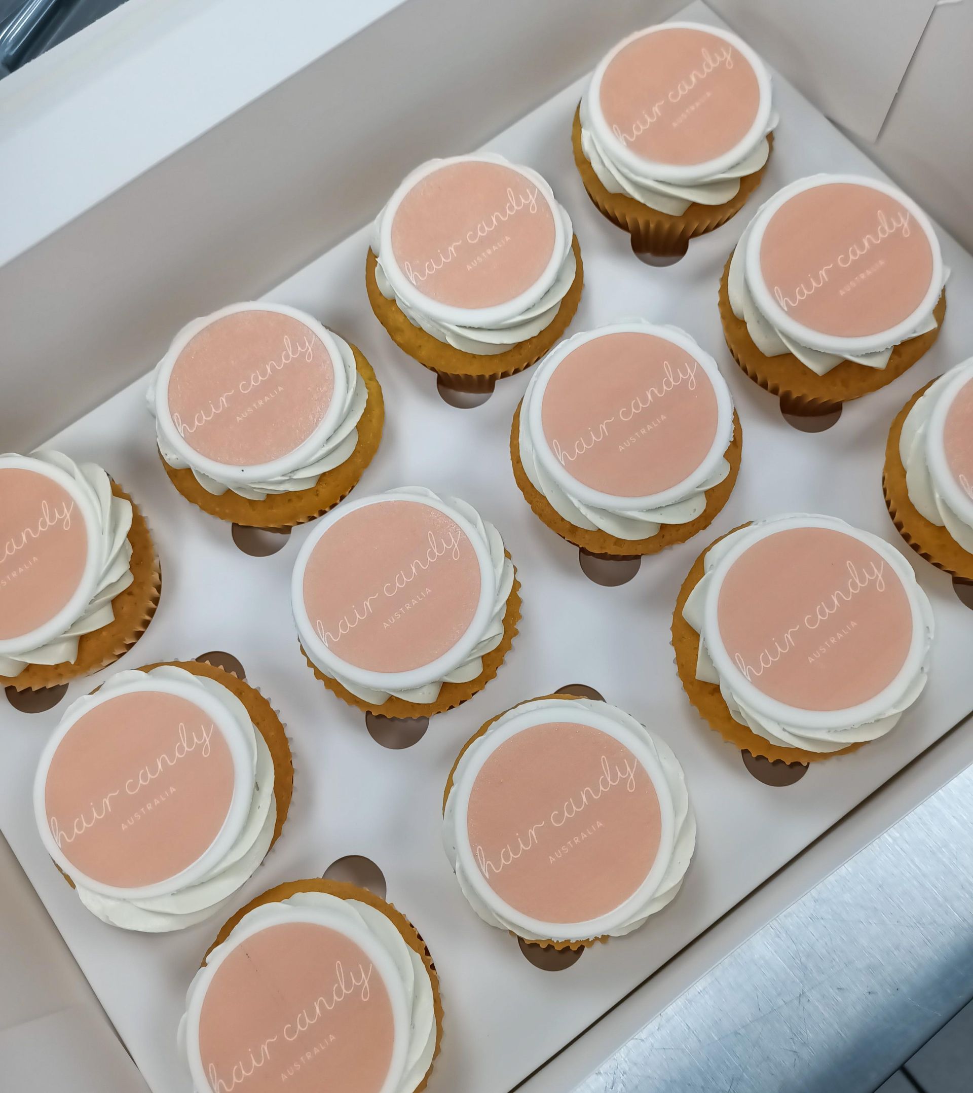 Corporate branded cupcakes, Gold Coast