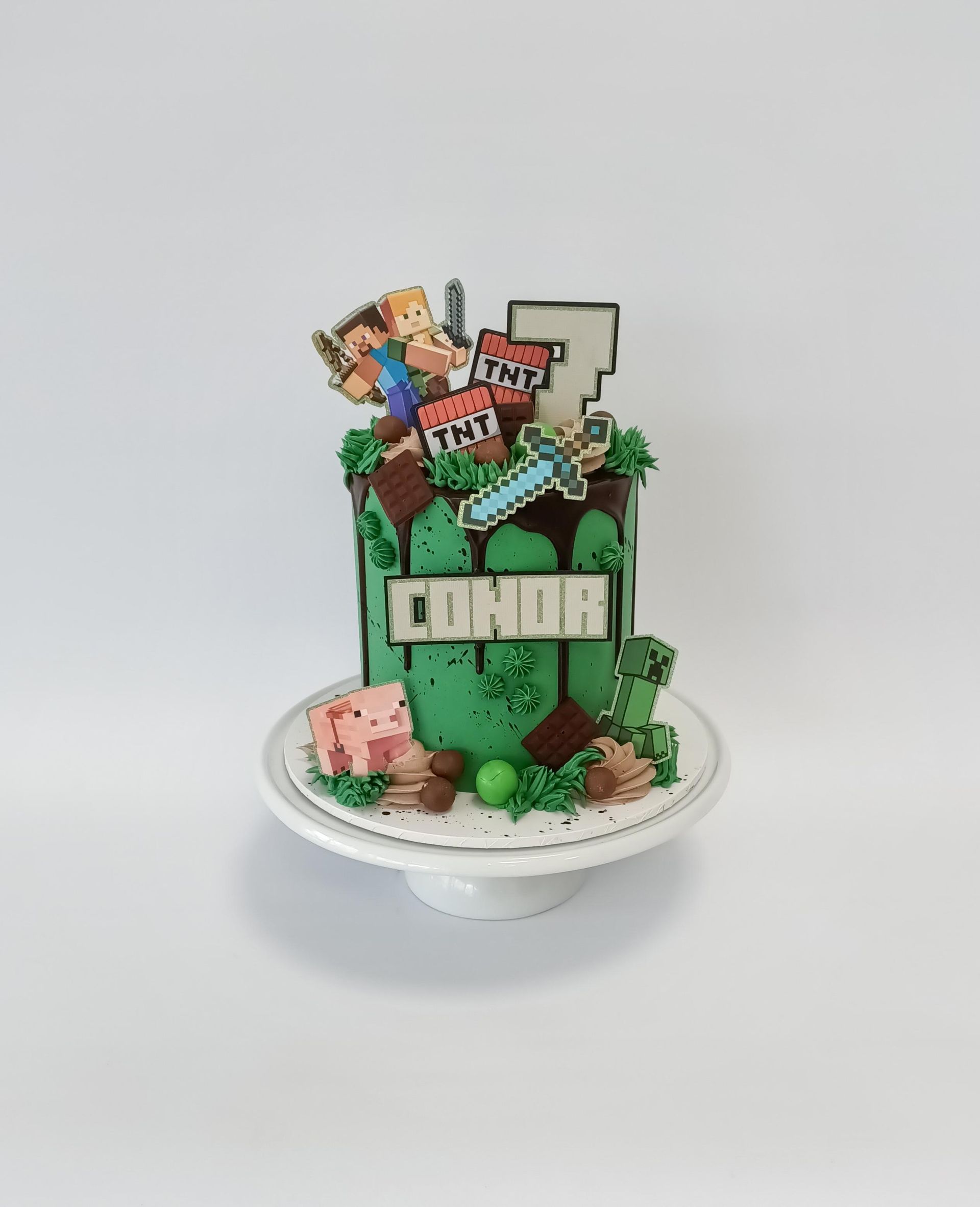 Minecraft cake, children's cake Gold Coast