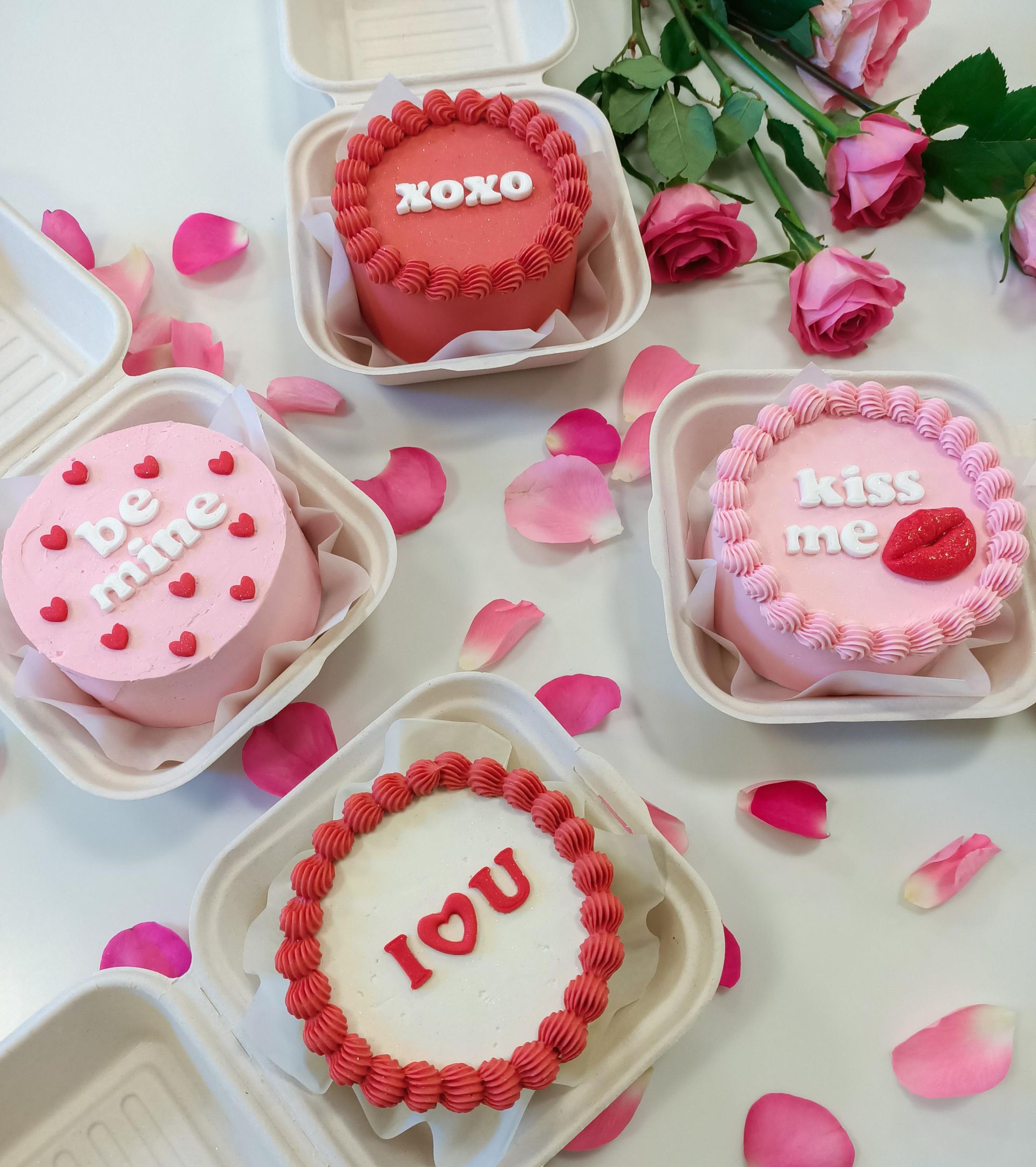 Custom Valentine's day bento cake for couples to indulge Gold Coast