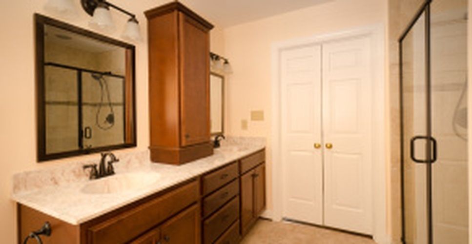 McDonald Residence New Bathroom Cabinets