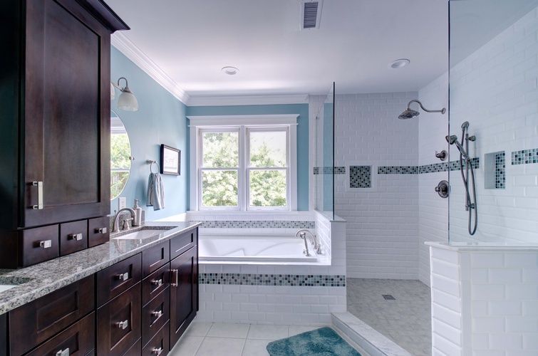 Shirey Residence Clean Master Bathroom