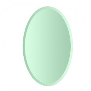 Green Oval Mirror