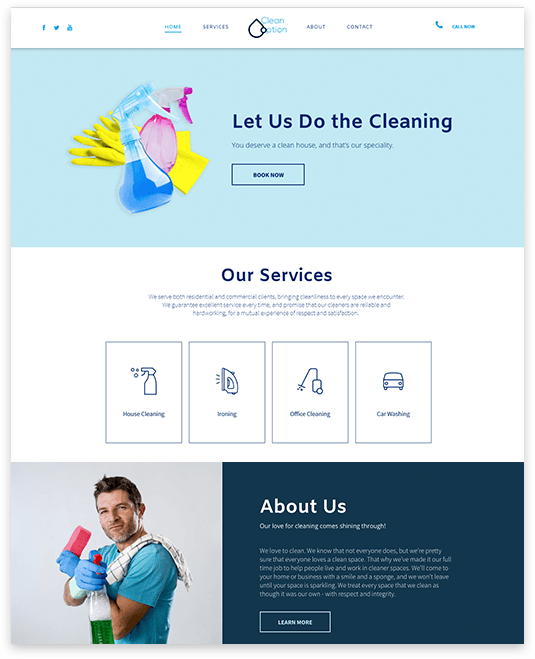Piinch Web Design Cleaning Theme