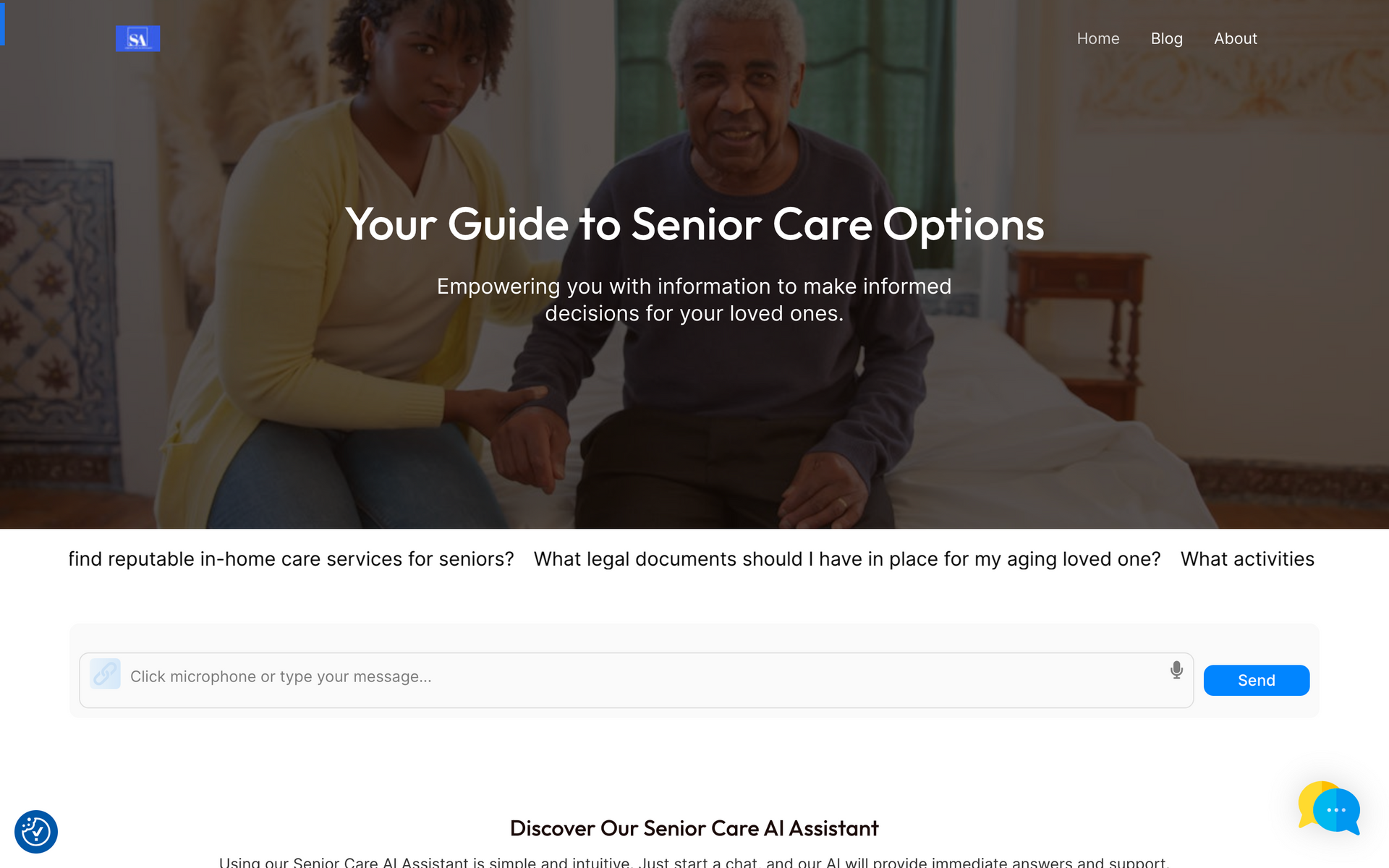 Senior Care AI Assistant