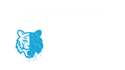 WordPress AI Studio by FTB Digital logo white