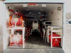 Point repair truck inside — Kalamazoo, MI — Roto-Rooter of Southwest Michigan