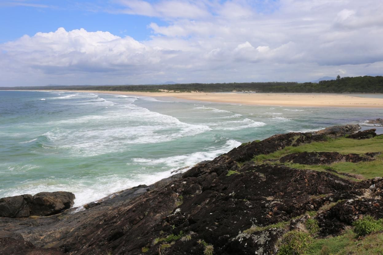 A View of The Ocean from A Rocky Cliff — Coffs Coast Plumbing in Bonville, NSW