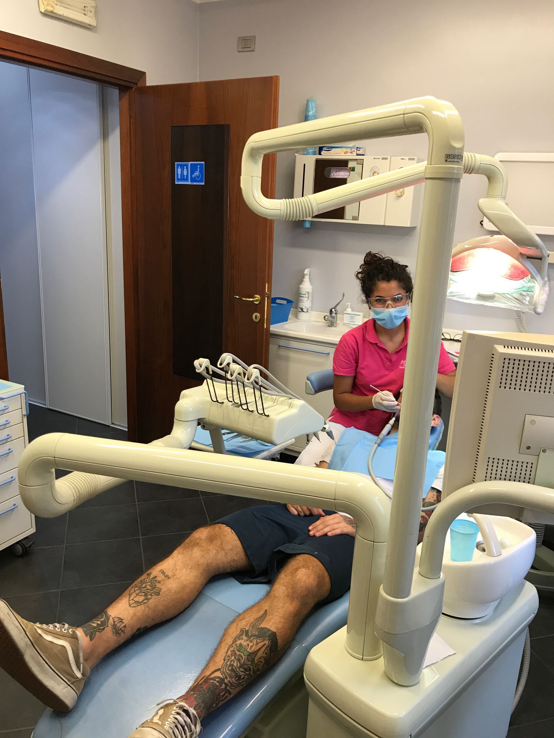 dottoressa con paziente