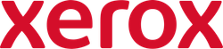 Xerox logo in red.