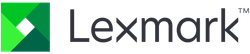 Lexmark logo: Green square with white diamond inside, followed by the word