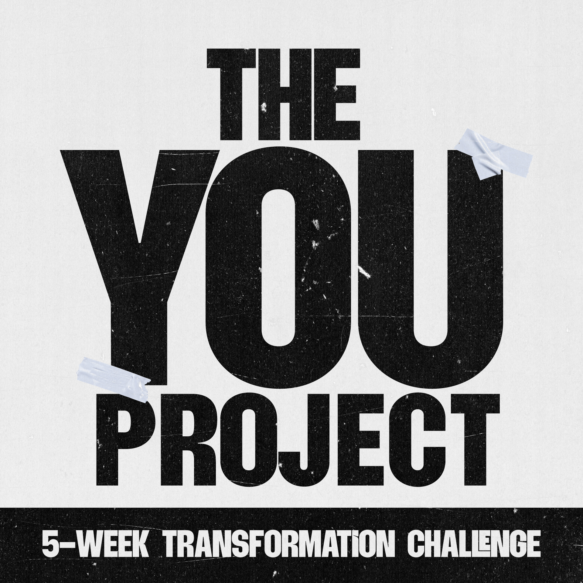 A black and white logo for the you project