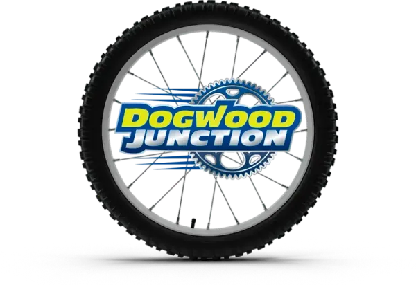 Bike wheel.
