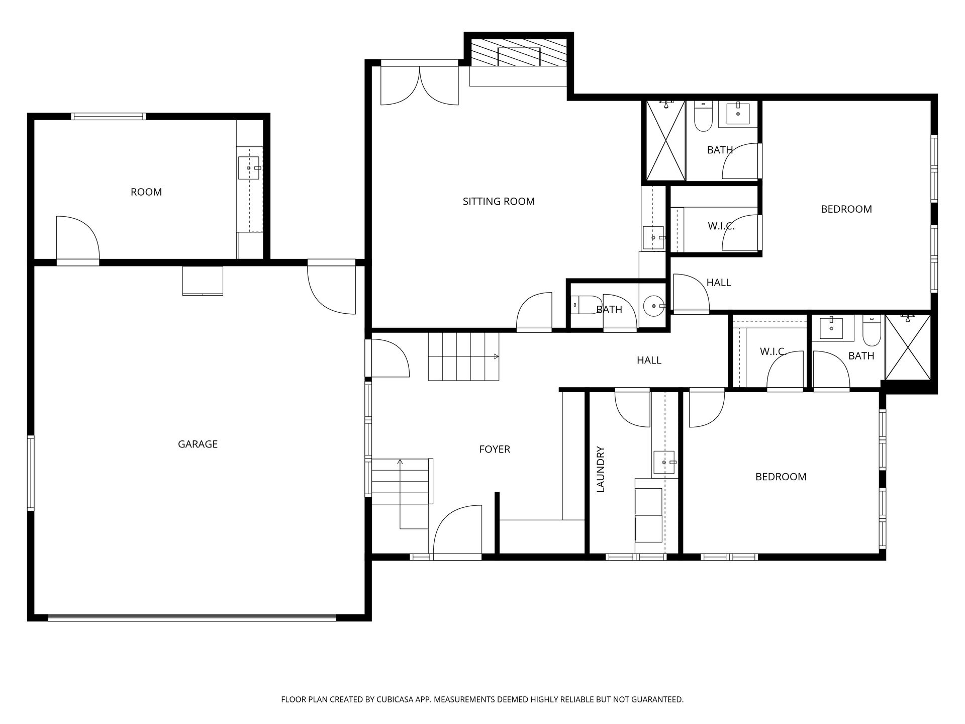 Floorplan Layout of Lower Level at 3041 Oak Rim Lane Park City