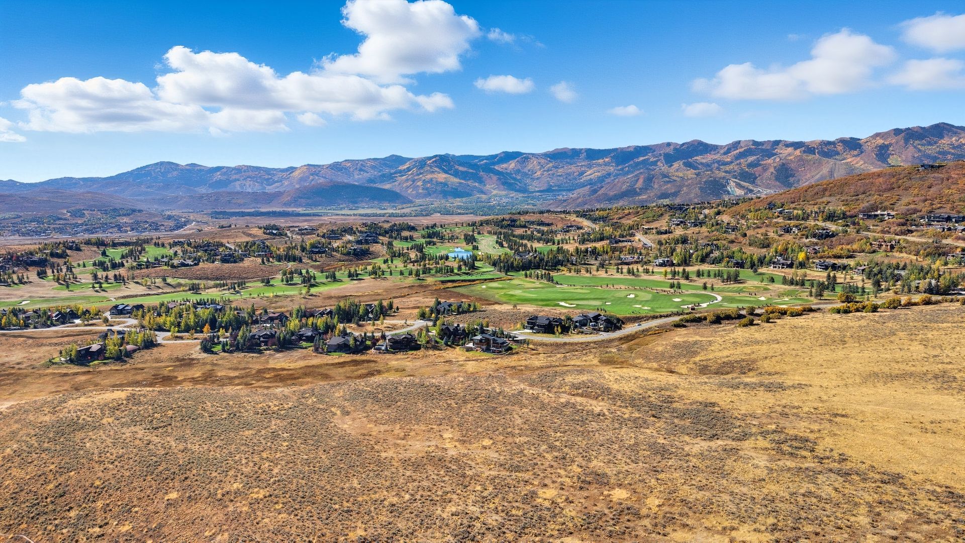 Aerial Property View of 8151 Bitner Ranch Rd - Large Estate for Sale in Park City Utah
