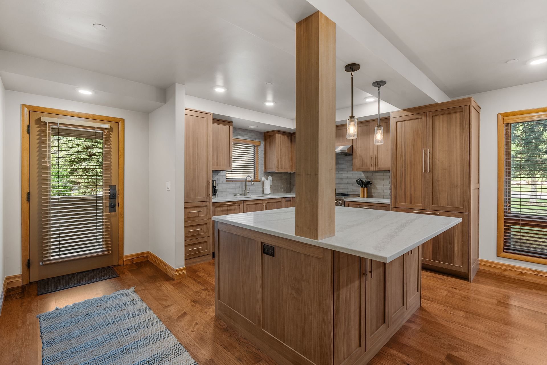 hite Quartz Countertops and Premium Finishes - Modern Deer Valley Kitchen