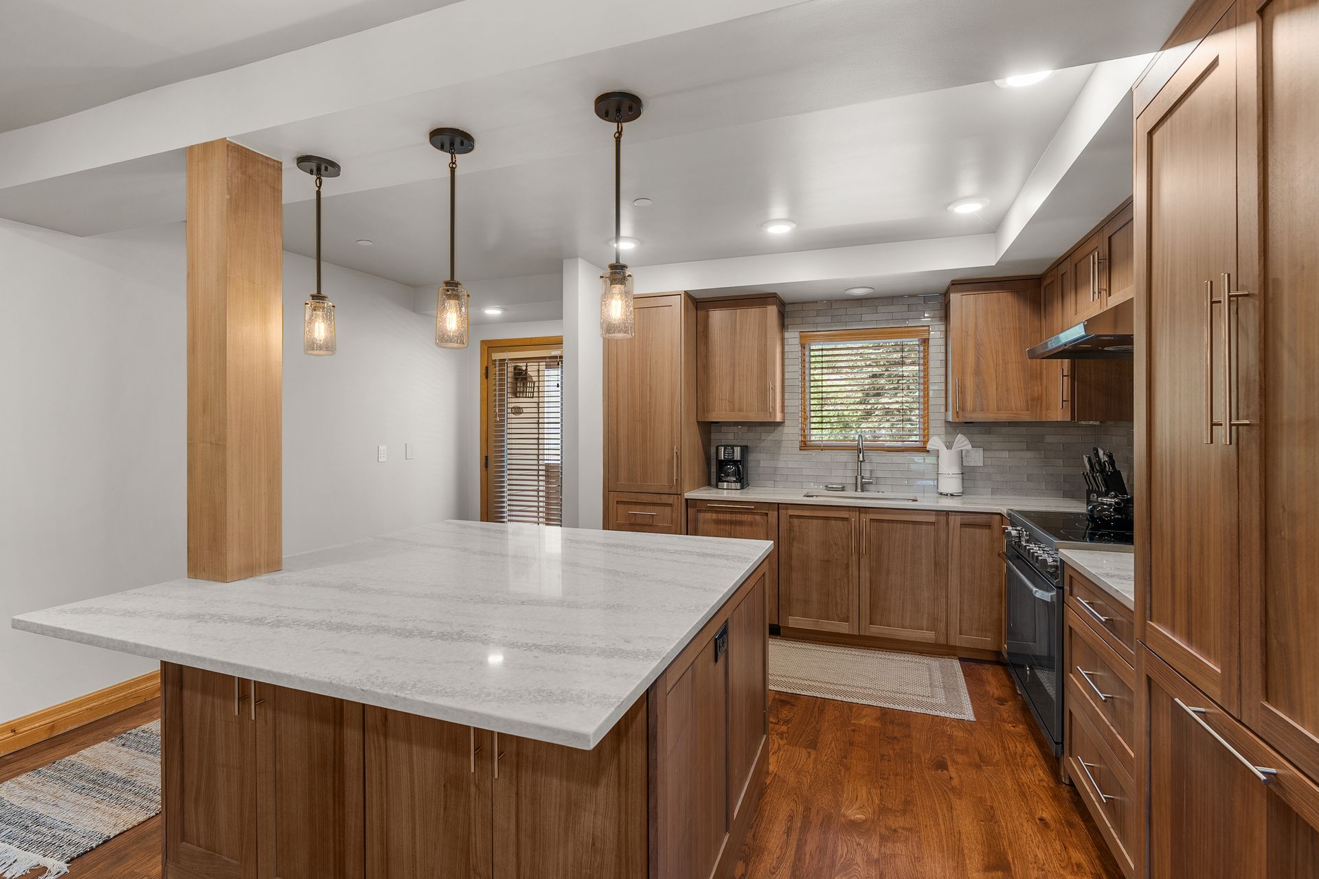 Quartz Countertops and Custom Cabinetry - Park City Condo Renovation