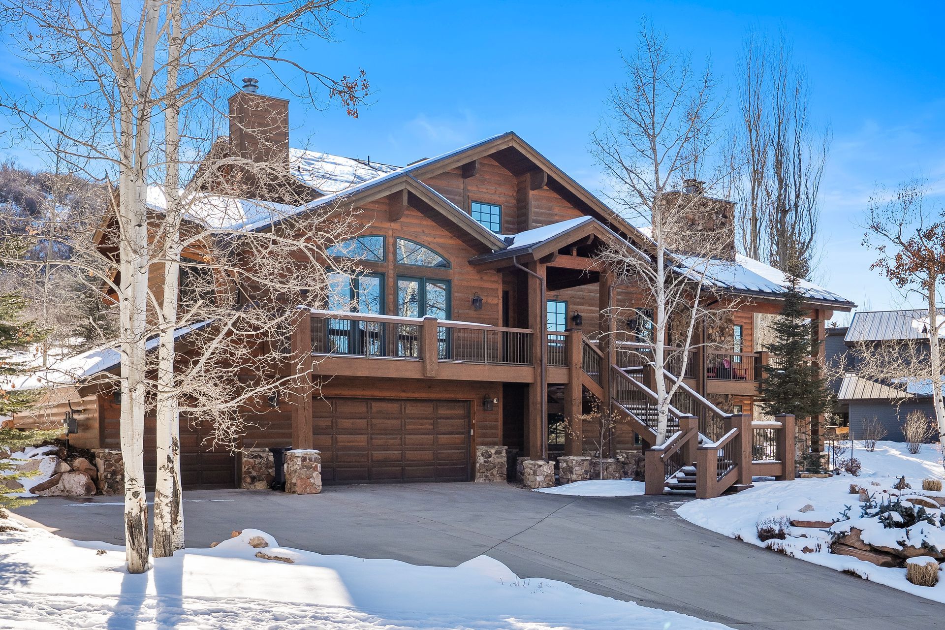 Luxury estate listing thumbnail for 2490 Silver Cloud Dr in Park Meadows, Park City, Utah.
