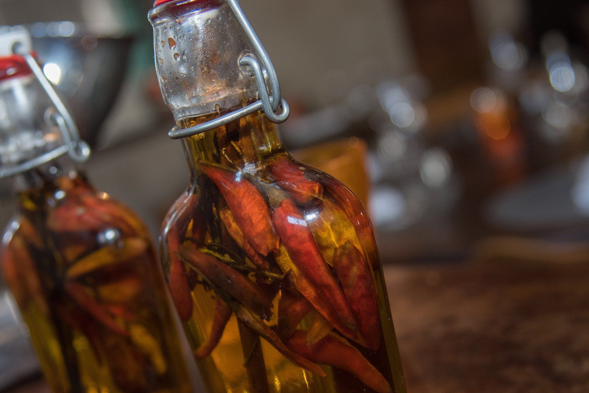 Huile piment 2 potes o feu