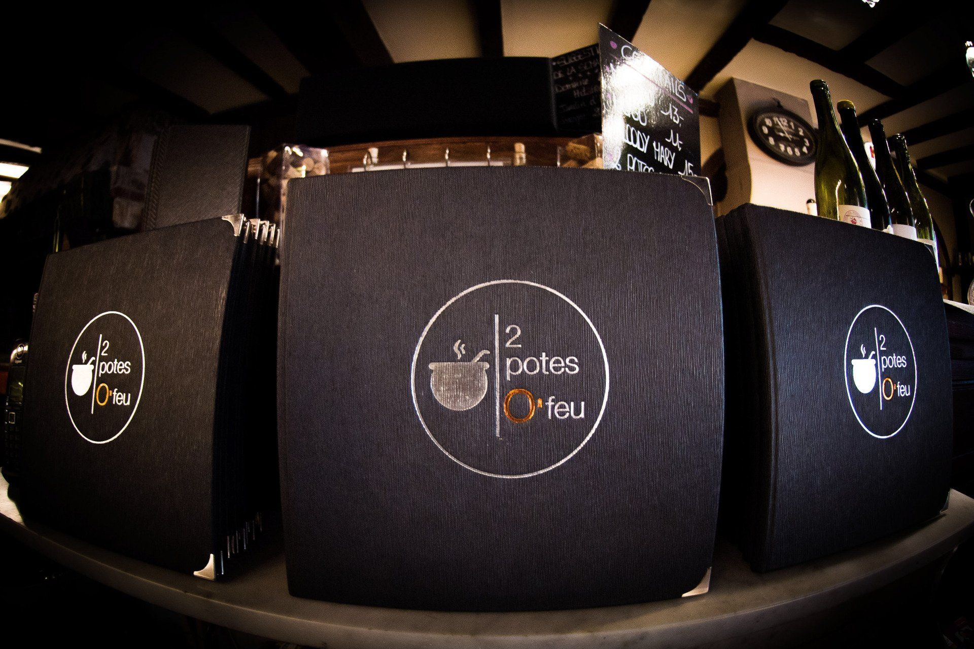 2 potes o feu Genève La carte