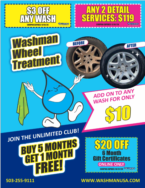 Washman Car Wash FullService Auto Spa