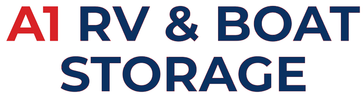 A1 RV & Boat Storage logo with red "A1" and blue text.