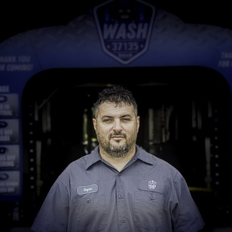Owner Bryan Howell Pictured in front of the Car Wash