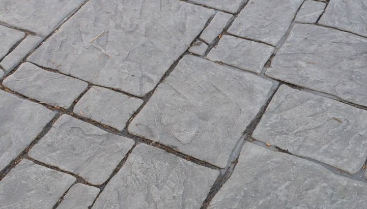 Stamped concrete stones