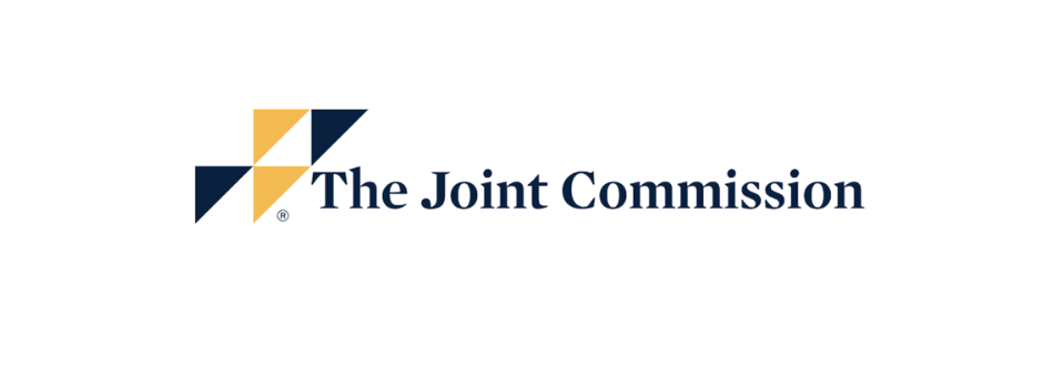 The joint commission logo is on a white background.
