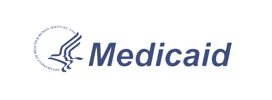 Medicaid logo featuring a caduceus symbol and the word 