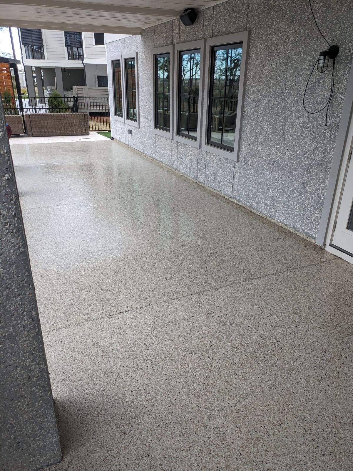 Polyaspartic Porch Coat | Charleston, SC | Lowcountry Surface Coatings