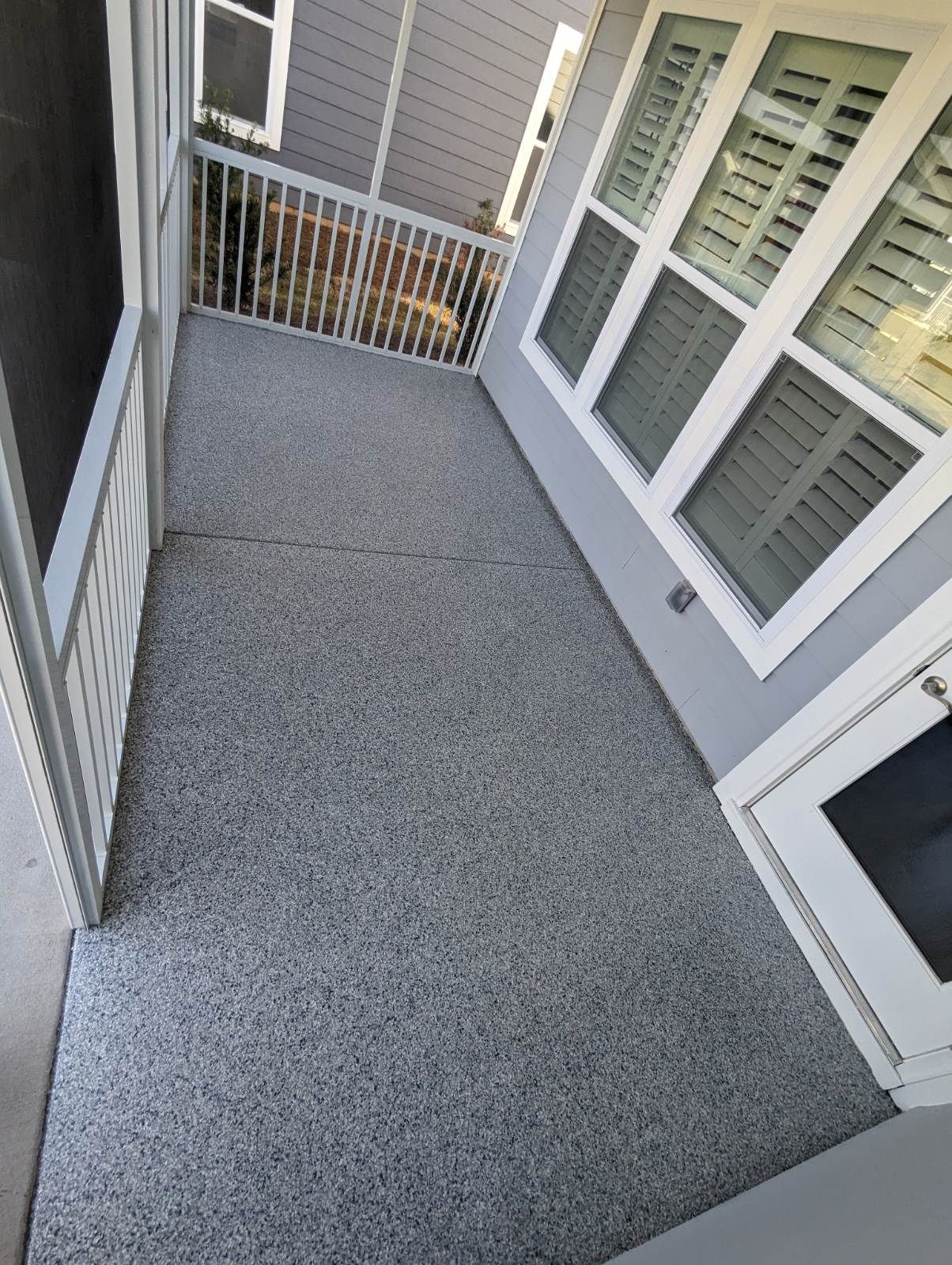 Gray Tiles On Balcony — Charleston, SC — Lowcountry Surface Coatings