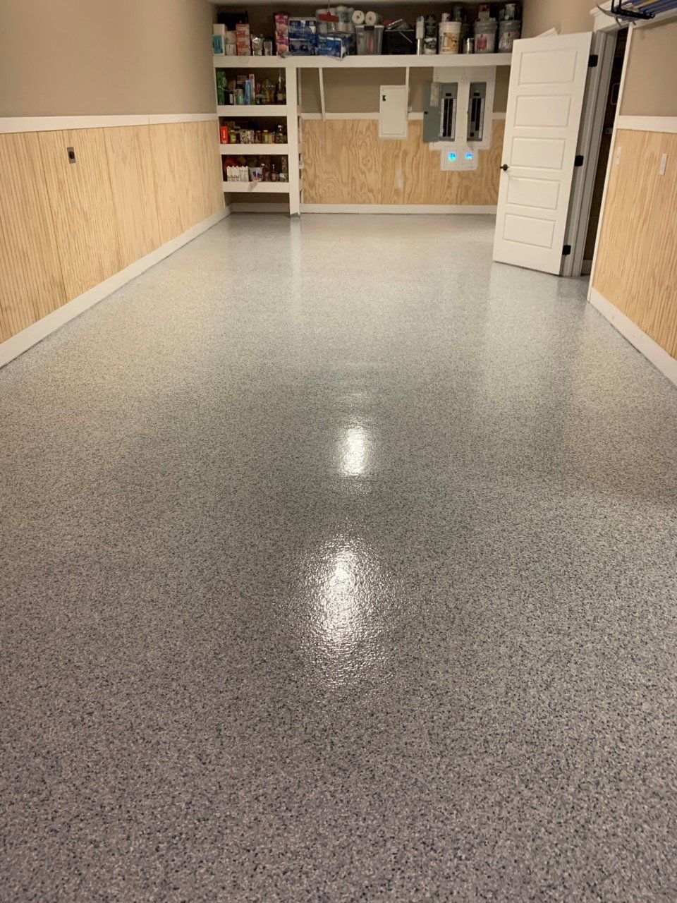 Kitchen Gray Flooring — in Charleston, SC — Lowcountry Surface Coatings
