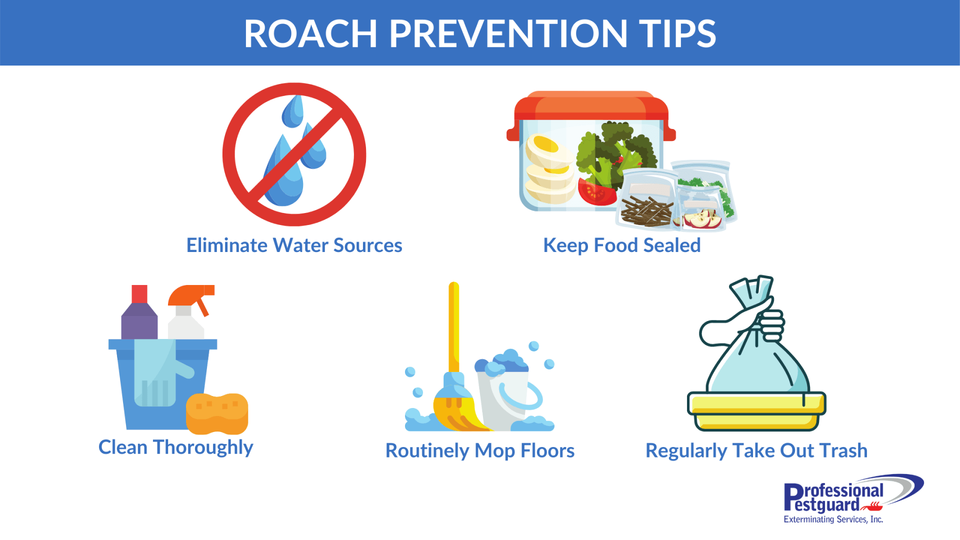 Roach Prevention Tips
