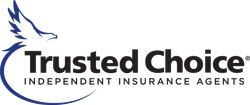 The logo for trusted choice independent insurance agents has a bird on it.