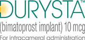 logo for Durysta glaucoma implant