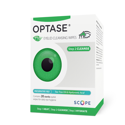 Optase Eyelid Cleansing Wipes