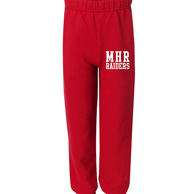 Youth Gym Pants, Open Bottom