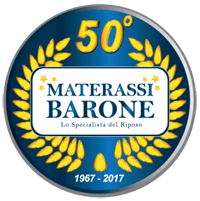 Logo anniversario - Materassi Barone